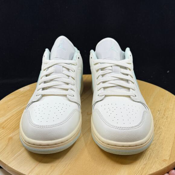 Nike Air Jordan 1 Low Shoes Sail Igloo DC0774-134 Women's Size 11.5/ 10 M NEW - Picture 3 of 8